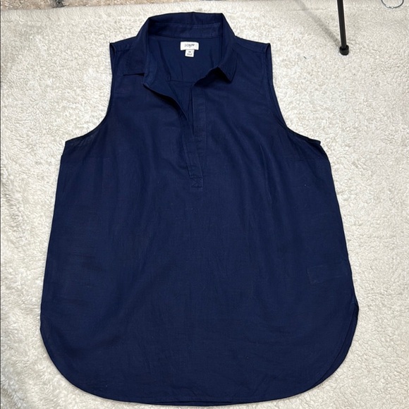 J.Crew | Size M | Navy Sleeveless Top - Picture 1 of 13